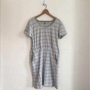 PACT soft organic cotton striped dress sz XL